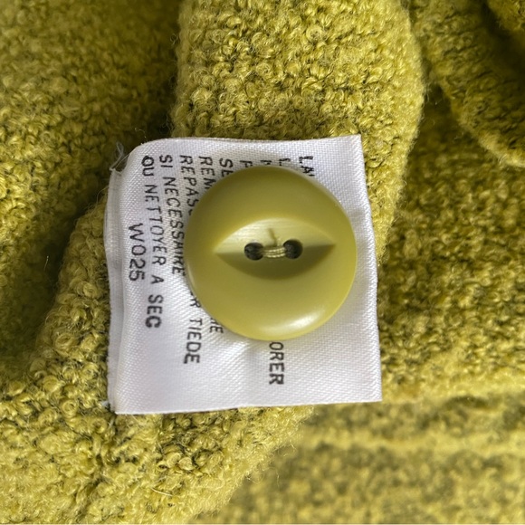 Liz Claiborne Double Breasted Mustard Sweater - Picture 9 of 11